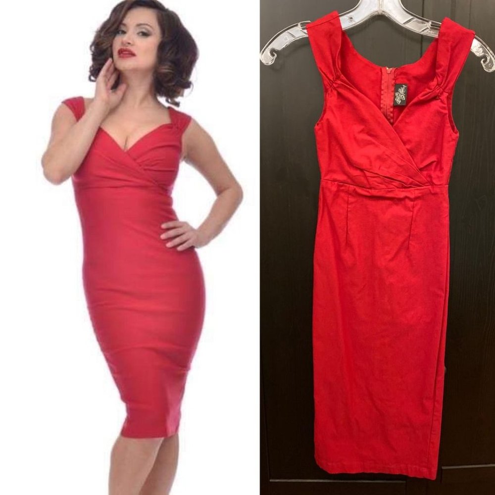 Red Rock Steady Wiggle Dress, M, Worn Once
